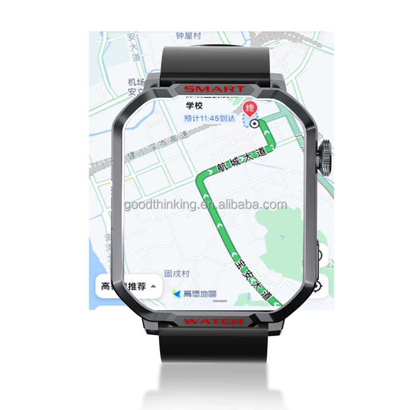 1.83 inch HD Screen GPS video call 900mAh battery rechargeable Wholesale  customization  4G smart watch