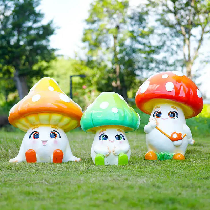 Outdoor Fiberglass Statues Factory Direct Sale Statue Customization Park Decoration Combination