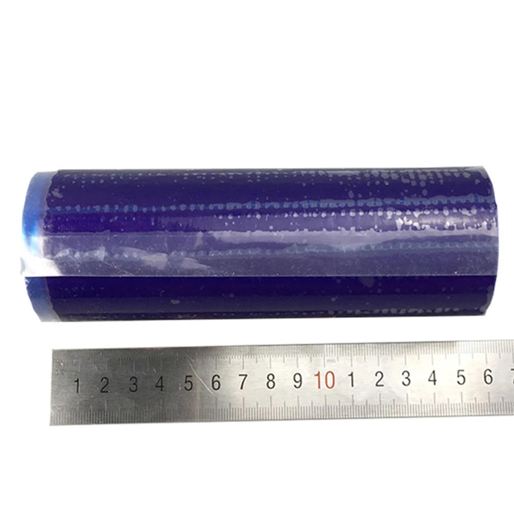 JEJOR Removing Dust Industrial Cleaning Cleanroom 6inch Peelable Disposable Blue PE Sticky Lint Roller