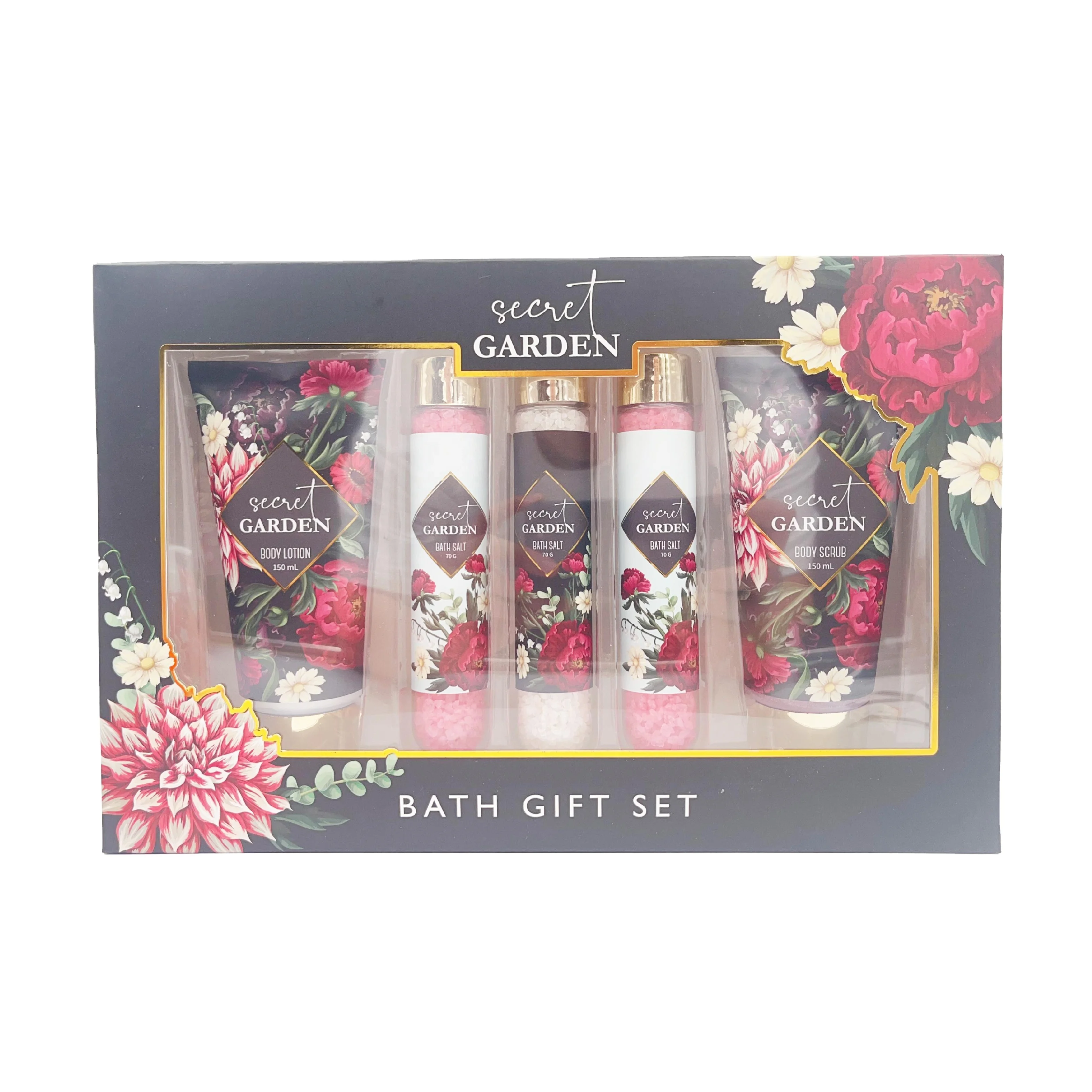 Private Label Bath spa shower gel gift soap spa body bath set