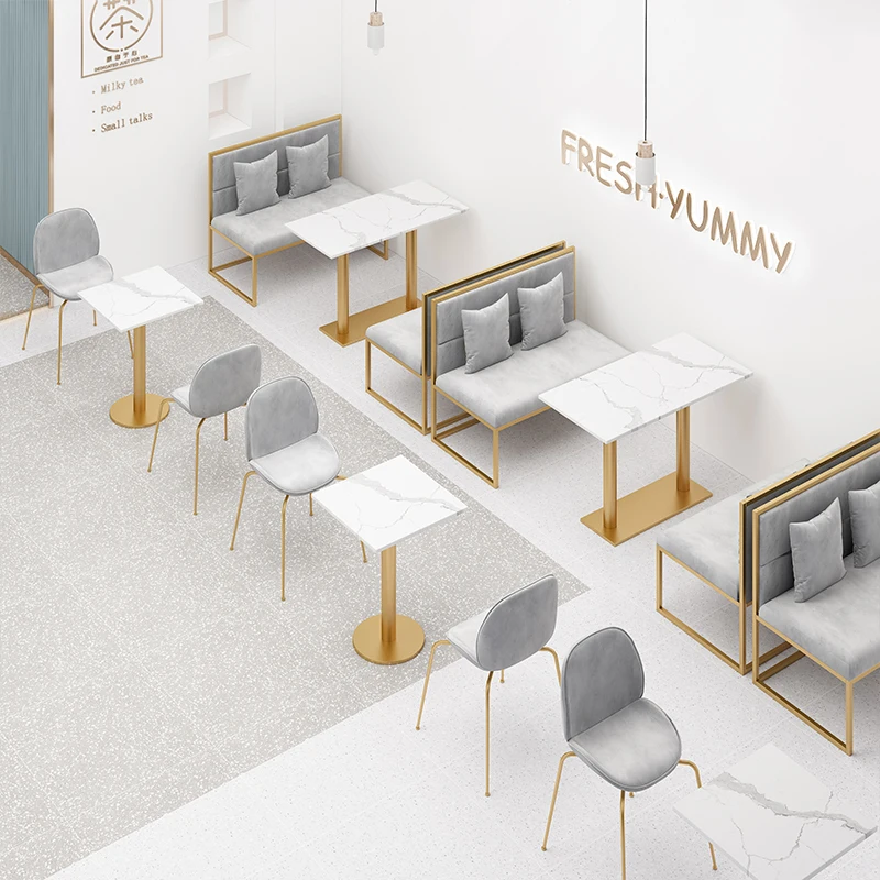 Hot Sale High Quality Restaurant Furniture Marble Restaurant Sets Restaurant Tables And Chairs