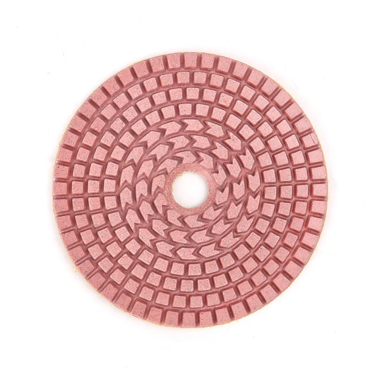 In Stock rubber diamond polishing pad backer resin polishing pads 4 inch