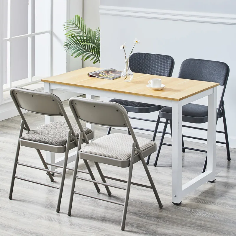 Chaise Fabric Padded Folding Waterproof Moder Garden Family Steel Frame Folding  Chair