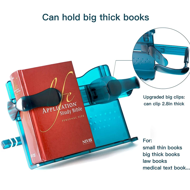 New design durable adjustable folding book reading stand  book holder