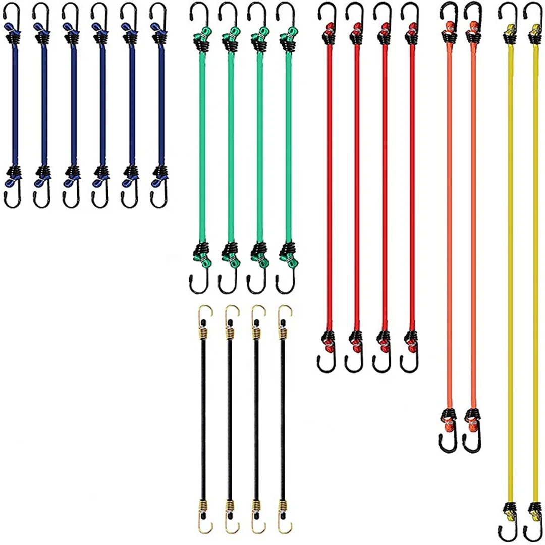 Hot Sale  Bungee Cords Heavy Duty Various Styles Elastic Bungee Cord With Hooks