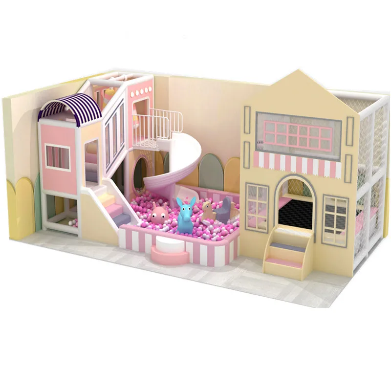 Small Children Castle Playground Equipment Soft Material Play Toys Theme Park Indoor Playground for Kids