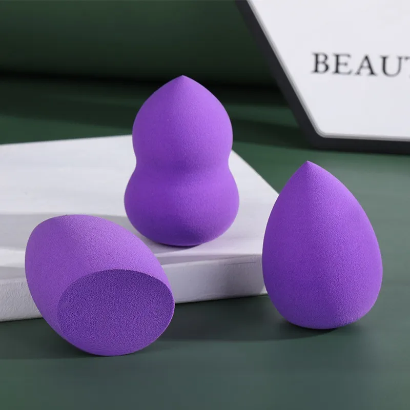 Custom Portable Travel Size Beauty Sponge Multi-Color Beauty Eggs Latex Free Soft Makeup Sponge