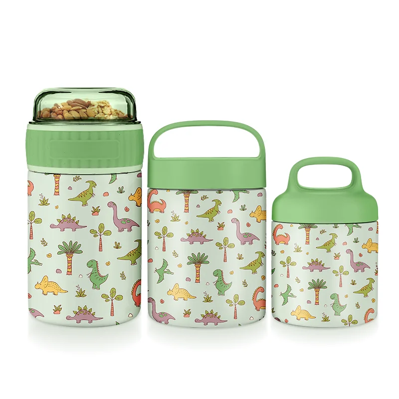 Everich ODM 250ml 350ml 355ml double wall stainless steel lunch can Vacuum flask Lunch Box with handle lid in bulk