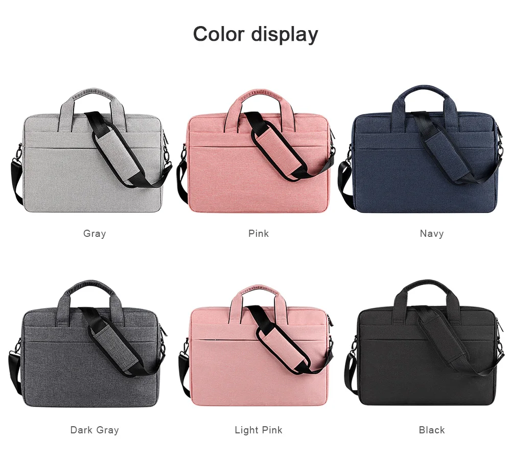 Custom LOGO Notebook Cover Business Travel Portable Waterproof Laptop Sleeve Case Custom Logo Printed Nylon Neoprene Laptop Bag