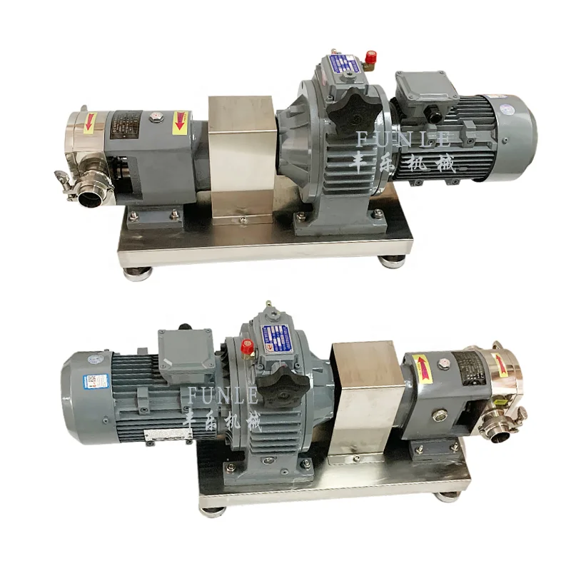 Hot sales sanitary High Viscosity lobes pump Sugar Syrup rotary lobe Transfer pump for cream