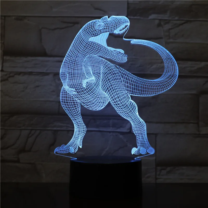 Nice best selling dinosaur electric night light bedroom  lamp baby room table lamp 3d night light