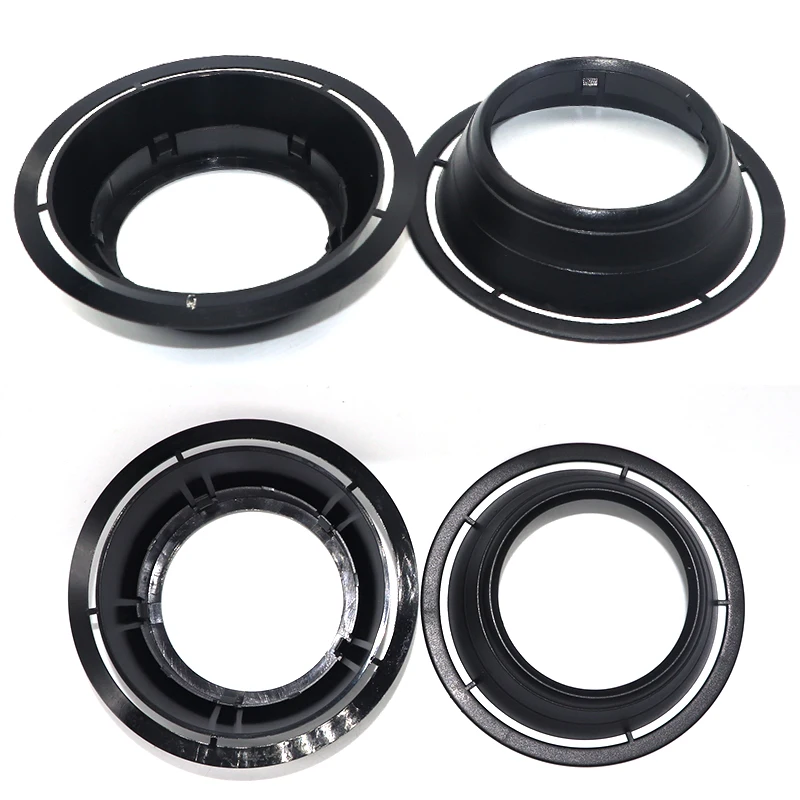For Car Bus Truck Led HID Projector Bifocal Lens Headlight Shroud Angle Eyes With DRL Turning Light Halo Ring Cover Accessories