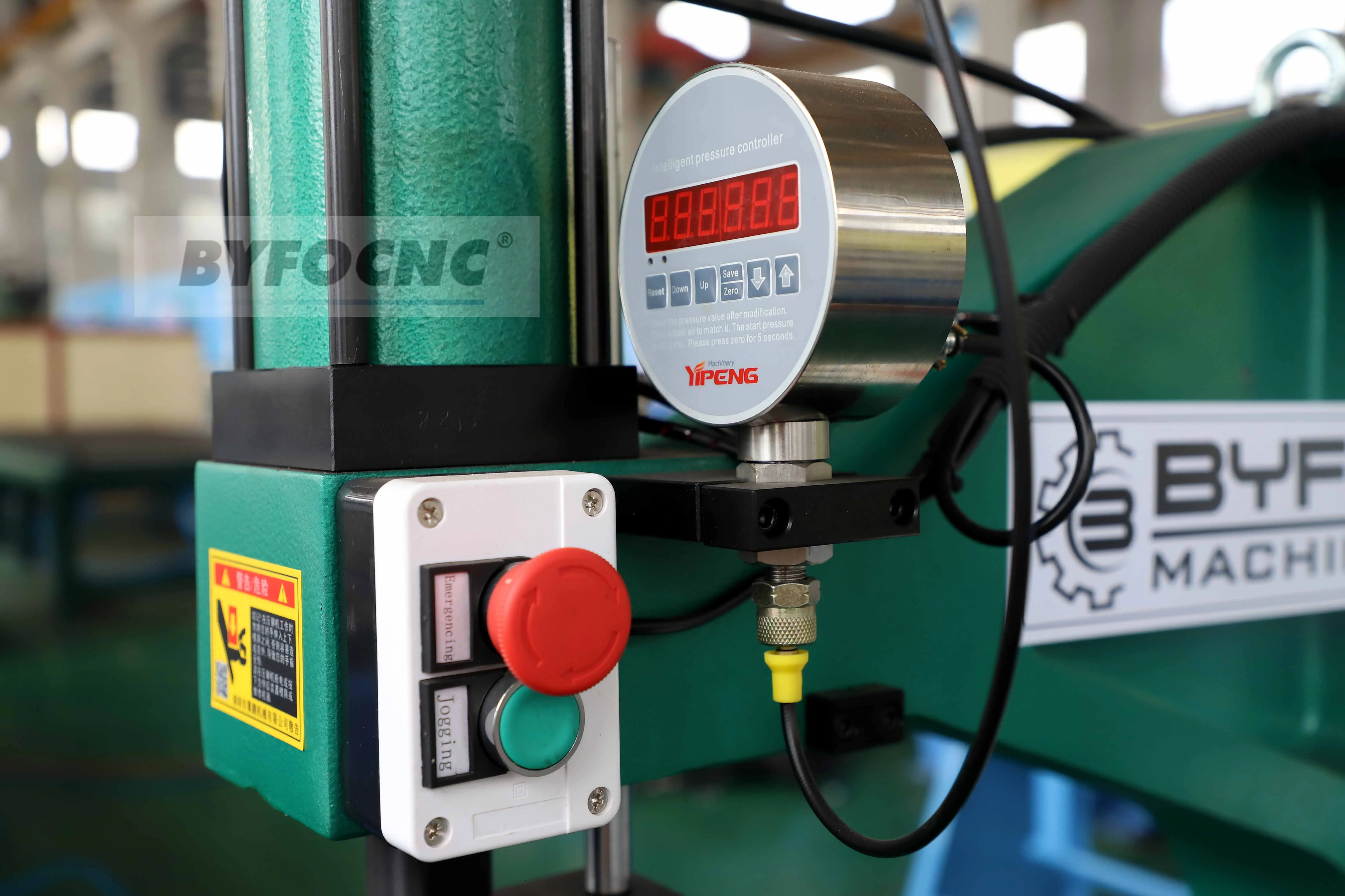BYFO Pneumatic HVAC Air Duct Metal Sheet Galvanized Sheet Riveting Machine