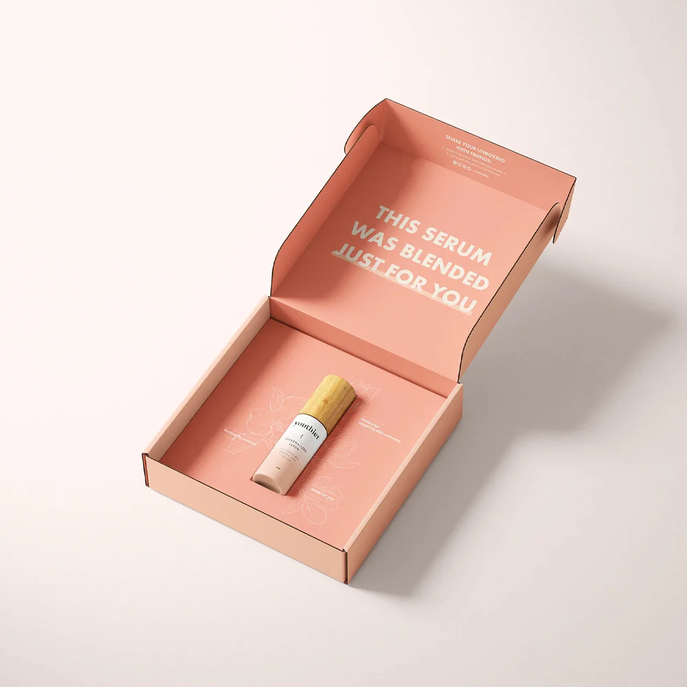 Custom Logo Recycled Matte Black Printing Corrugated Cardboard Carton Mailer Shipping Packaging Gift Box For Dress Clothes