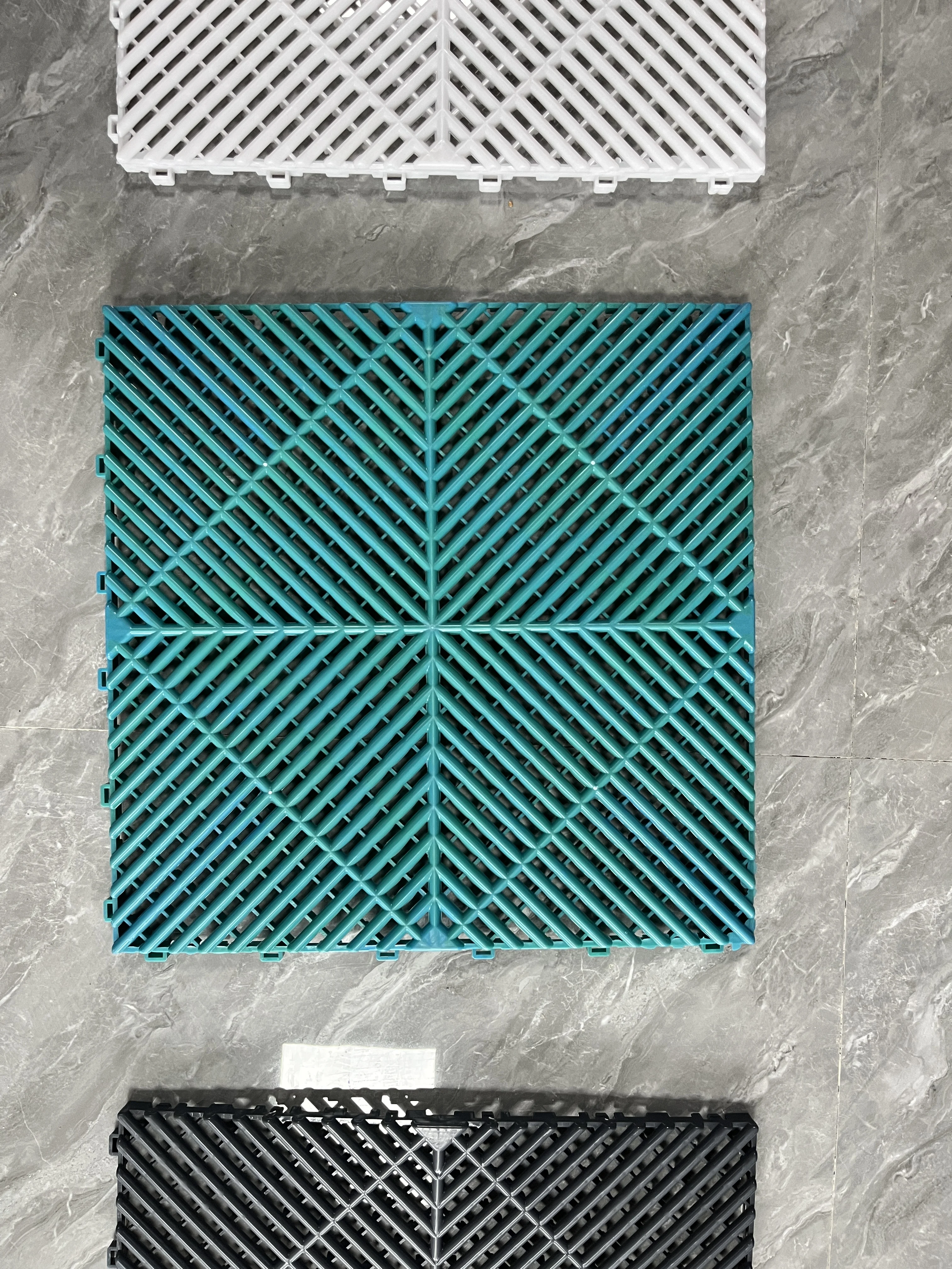 Car Garage Floor Tiles Hot Seller PP DIY Friendly High Duty Plastic X 400mm PVC Garage & Shed,indoor Simple Color