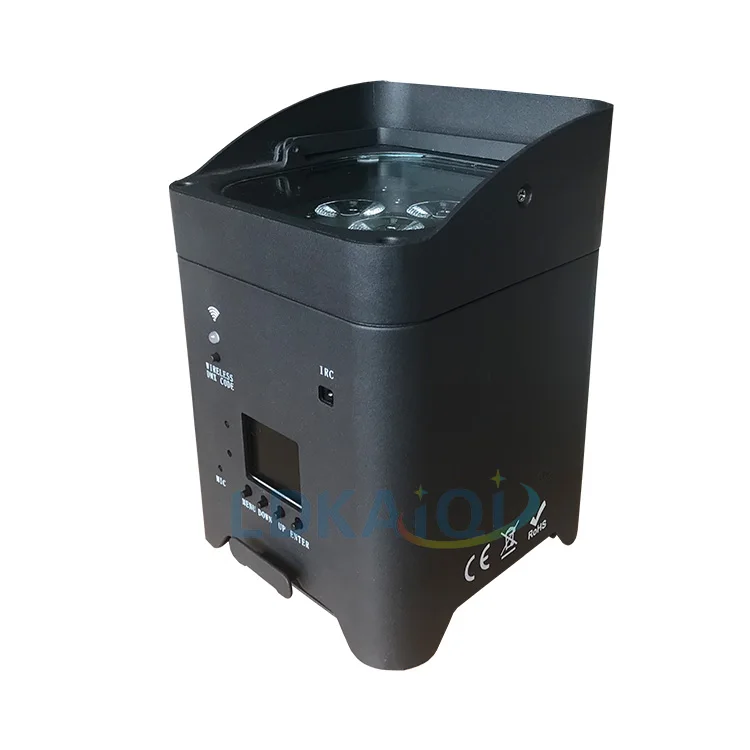 Creat stage light 6x18w led rgbwa uv battery wireless dmx dj par light up-lights