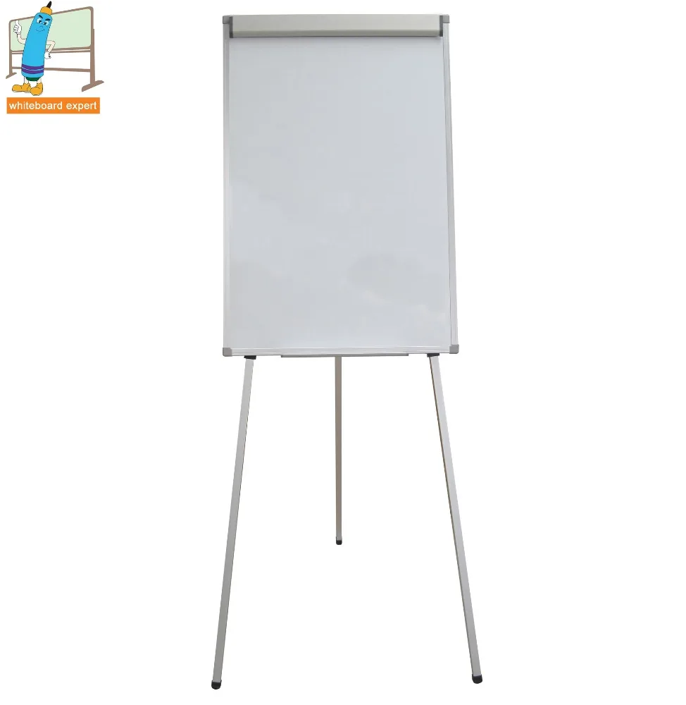Регулируемая по высоте панель с подставкой для штатива Магнитная мольберт для белой доски с телескопической алюминиевой подставкой и скользящей бумажной вешалкой