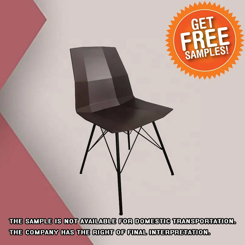 Cheap wholesale plastic dining room chair outdoor garden cafe chairs with metal legs