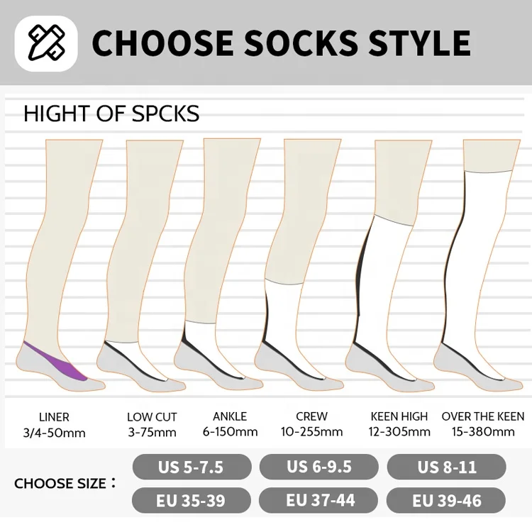 OEM Sustainable Organic Cotton Socks Custom High Quality Men Embroidery Sports Blank Crew Socks Custom Logo