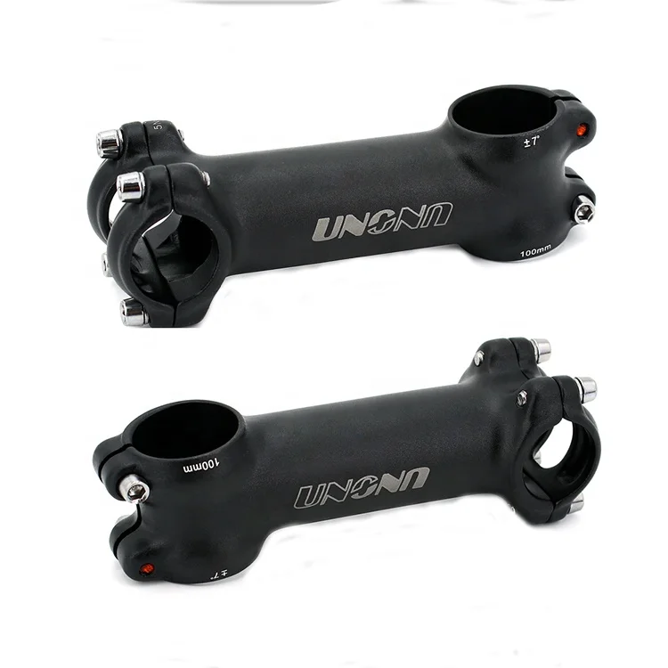 Uno Bicycle Stem Bike Parts 7 Degree 100/110/120/130 Length  25.4mm Bike Stem  For Bikes.