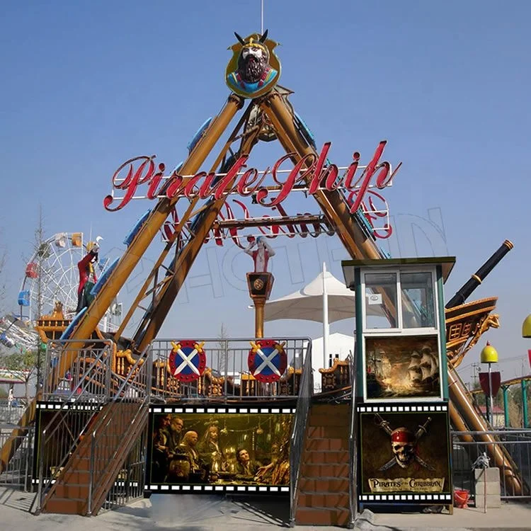 Pirate Attraction 24 Seats Ocean Pirate Ship Amusement Park Rides Theme Park Customized Pirate Ship For Sale