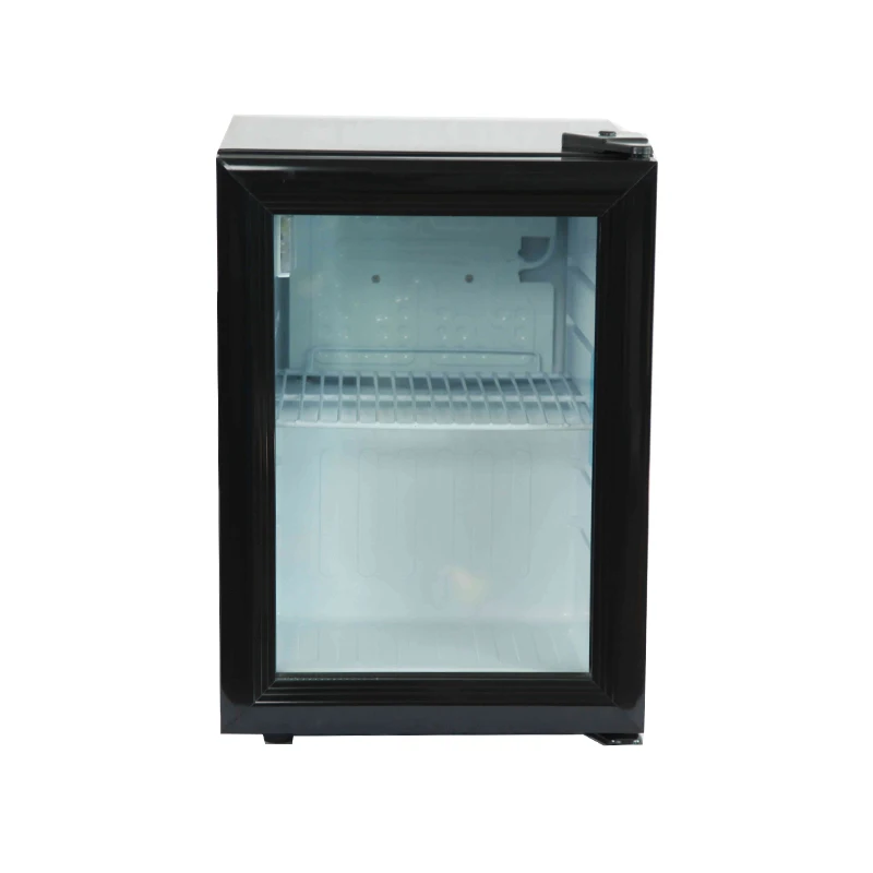 Mini Portable 21L  Fridge Refrigerator Glass Door Cooler