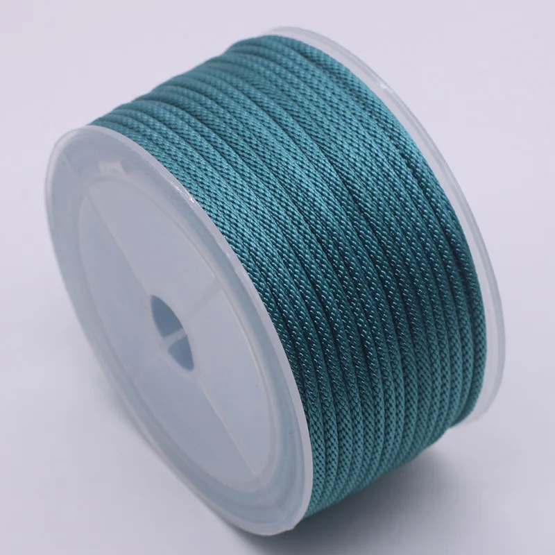 Wholesale 2mm 3mm Nylon Thread rope Braided cord for jewelry making findings