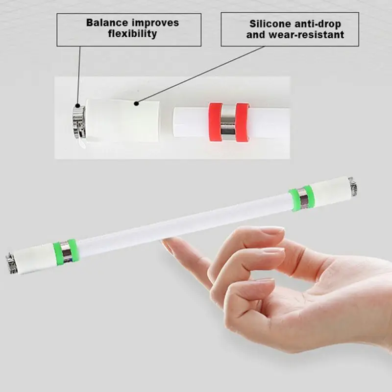Led Flash Gel Pen, With Light Students Fashion 0.5mm Gaming Spinning Pen Ballpoint With Battery Kids Christmas Gift/