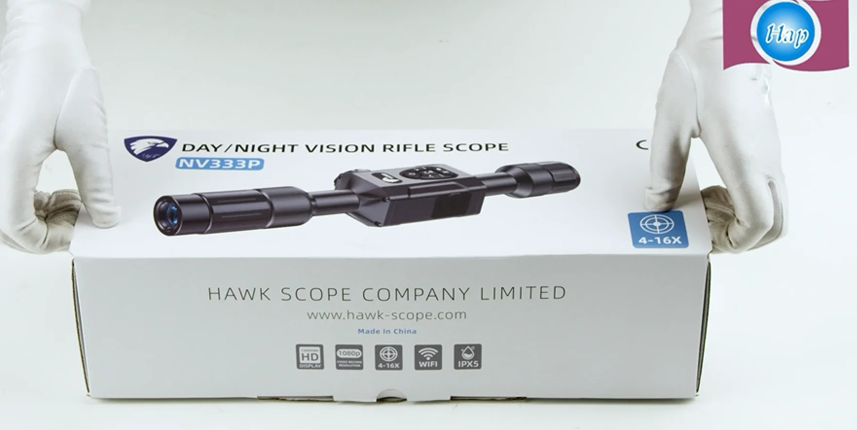  Hapoptics Outdoor 5X Waterproof Night Vision Rifle scope Sight Scopes Digital Scope