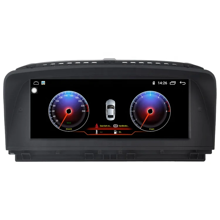 IOKONE 10,25 дюймов Android 9,0 1280*480 сенсорный экран 2 Din Автомобильный видеоплеер для BMW E60 E65 E66 E92 2006-2010