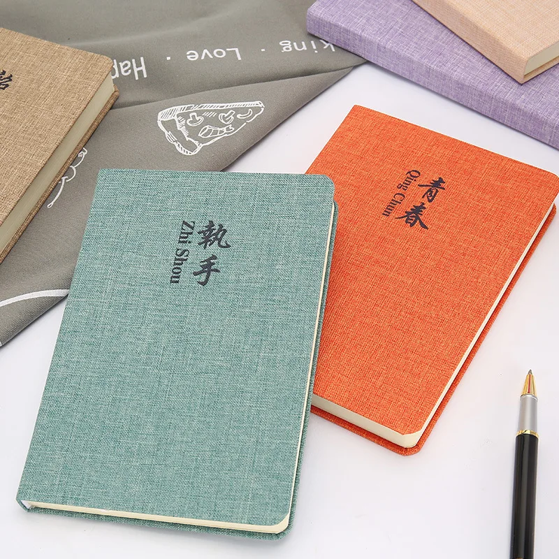 Free Sample Customize Diary 2024 Planner Agenda Cloth Notebook