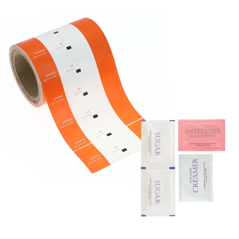 BOORECustom printed stick sachet foil pack mylar packaging bags roll candy film plastic