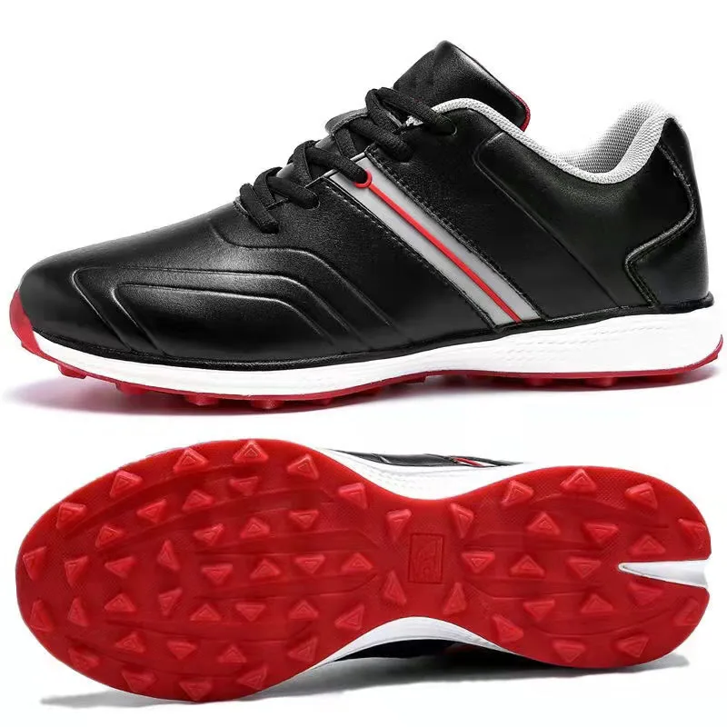 Wholesale Professional High Quality Non-slip Unisex Golf Shoes Custom Rubber Outdoor Leisure Golf Shoes