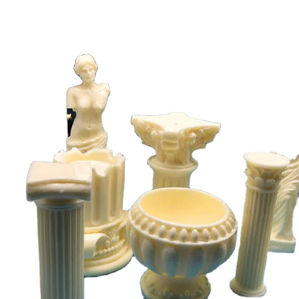 Buddha Garden Ornament Silicone Greek Statue Molds For Sale  Food grade silica gel products