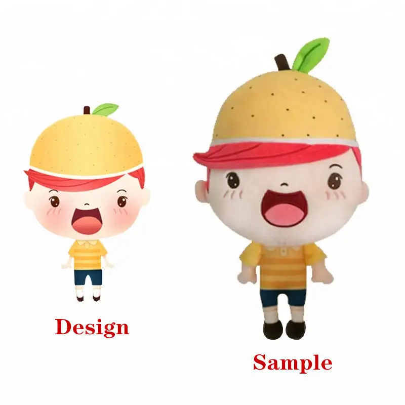 2023 new plushie customized mascot company logo anime high quality plush toys dolls manufacturers