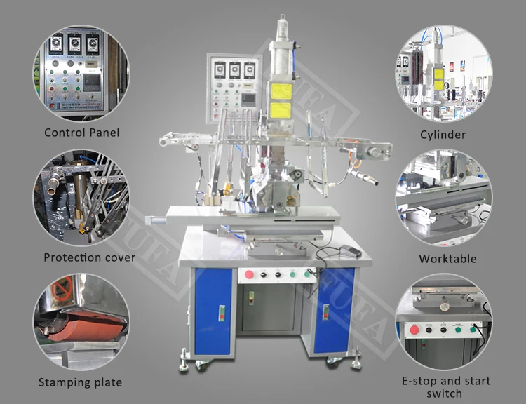 Pneumatic automatic heat transfer machine for fish lures