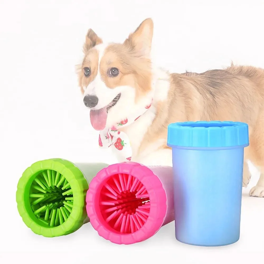 Automatic Electric 360 Degree Vaso Limpiador De Mascotas Portable Soft Silicone Pet Dog Foot Cup Brush Washing Cleaning