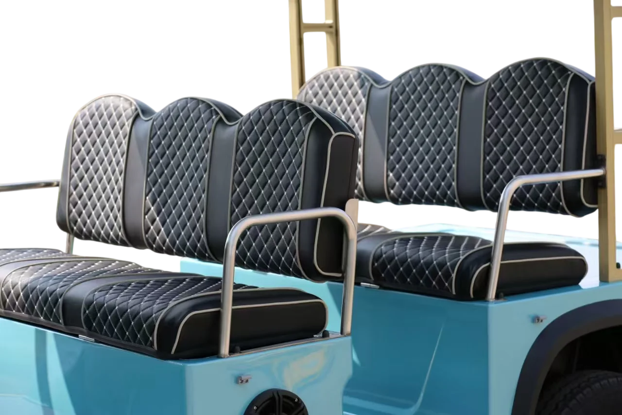8seat 11seat Sightseeing shuttle Bus Color can be customized