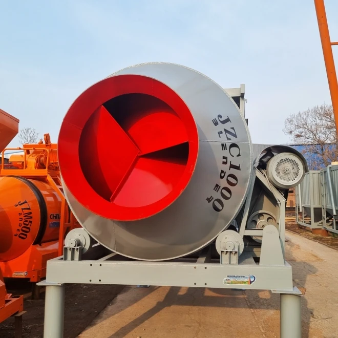 JZC1000 Integrated Portable Concrete Mobile Mixing Station Cement Mortar Mixer