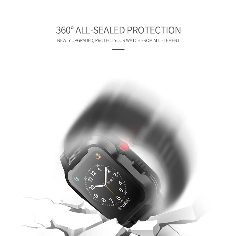  Высокоэффективный мягкий чехол из поликарбоната и ТПУ для IWatch iWatch 42 мм с защитой от
