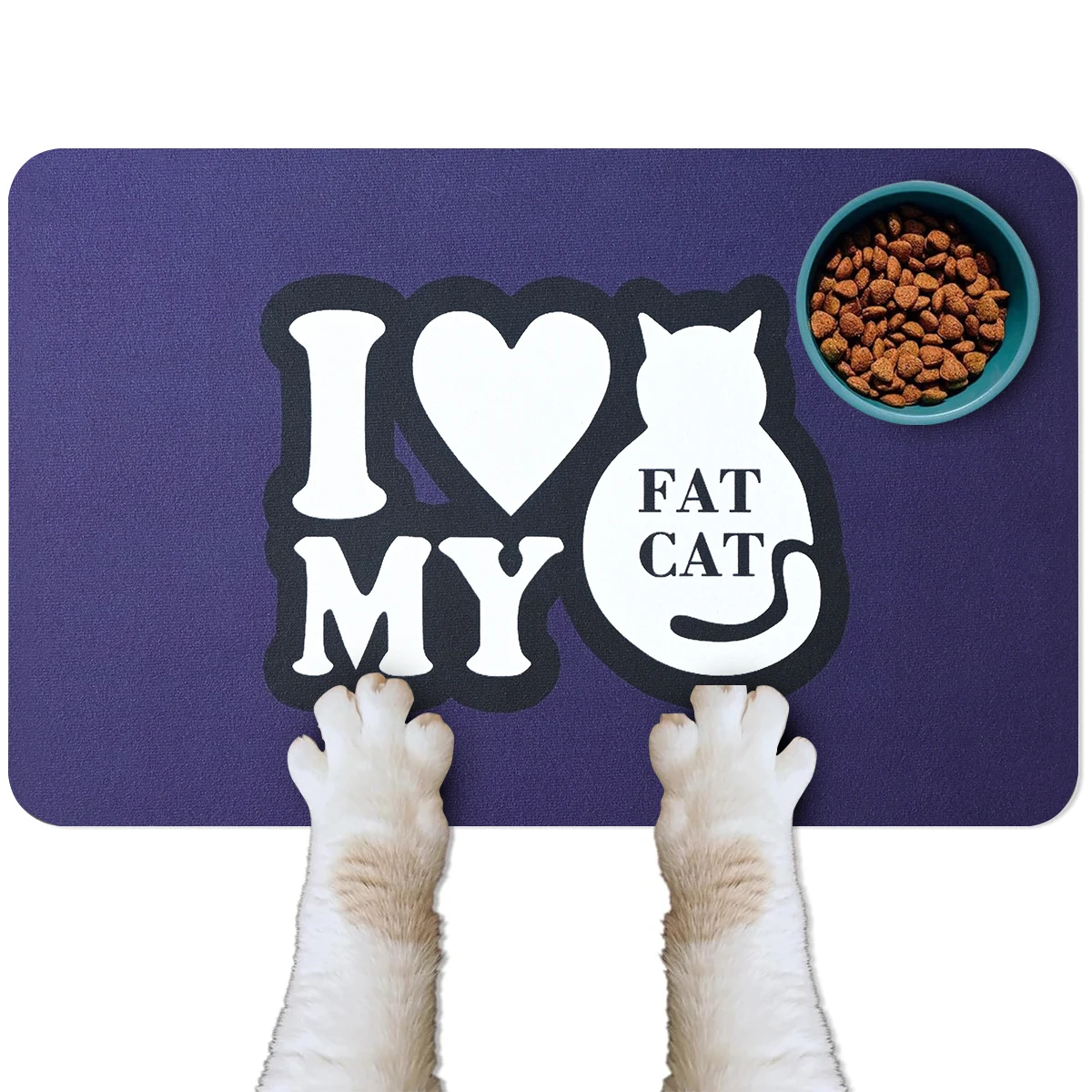 Pet Feeding Mat-absorbent Dog Mat For Food And Water Bowl-no Stains Quick Dry Dog Water Dispenser Mat