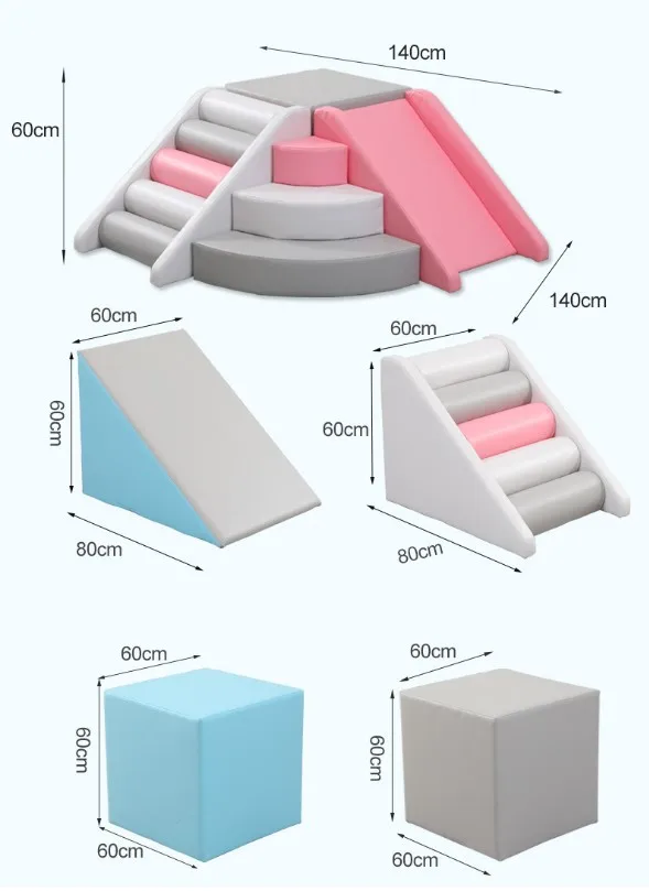 Safety And Popular Children Indoor Foam Climbing Toddle Soft Play Set Climbing Toys For Sale