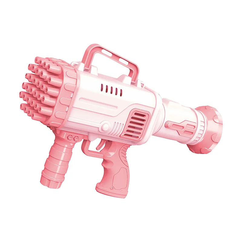 2023 New Promotional Gifts 32 Holes Rocket Bazooka Bubble Machine Bubble Gun Toys For Adults Children Outdoor Playing