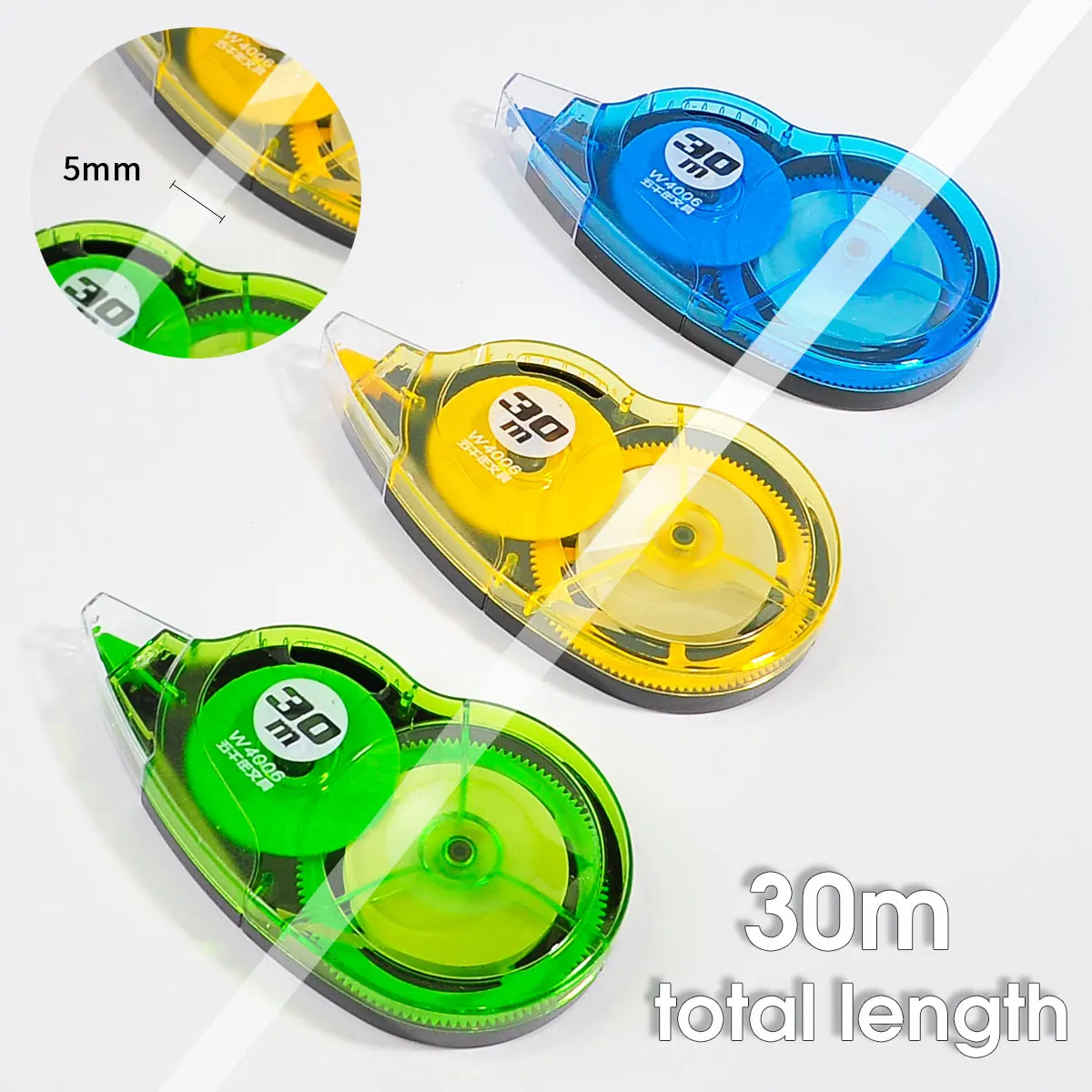 Simplified INS Style High Aesthetic Correction Tape 30 Meter Portable Correction Tape