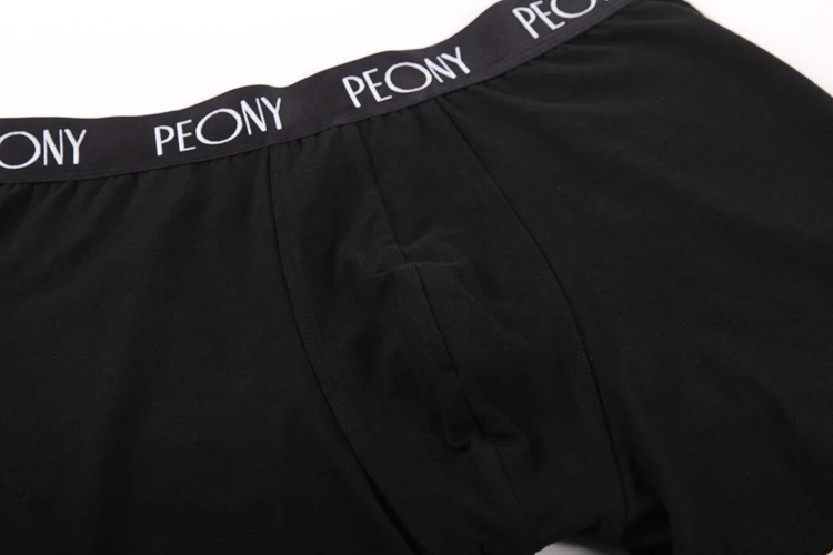 Дышащие Удобные однотонные боксеры на заказ, бамбуковое нижнее белье большого размера, трусы для мужчин