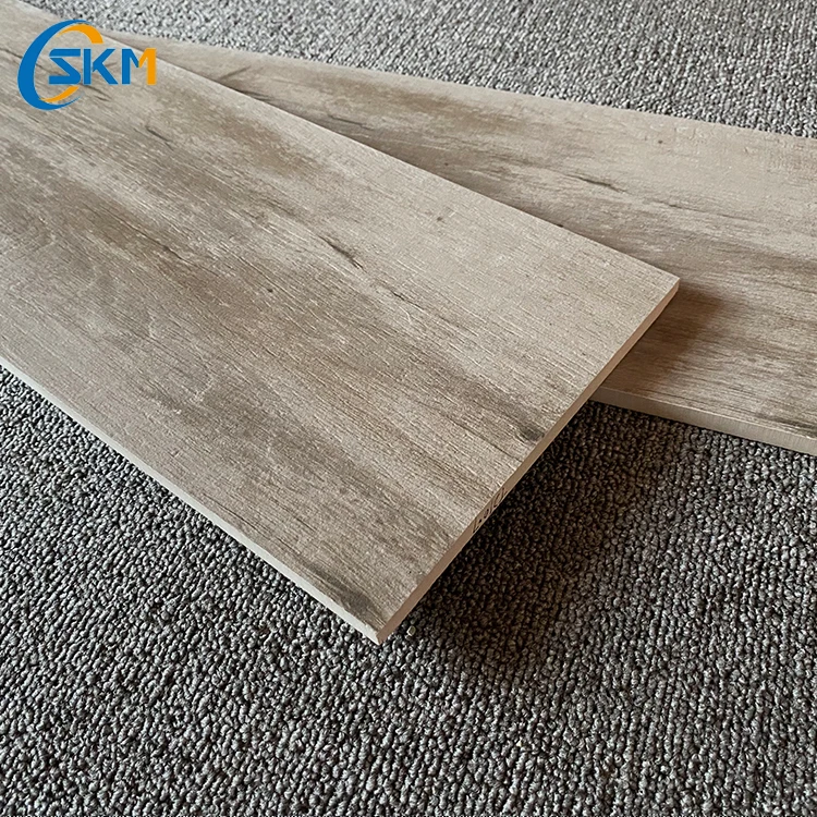 SAKEMI Factory Supply high quality 200*1000 Wood Floor Tile Wood Design Ceramic Tile Porcelain Floor Tiles