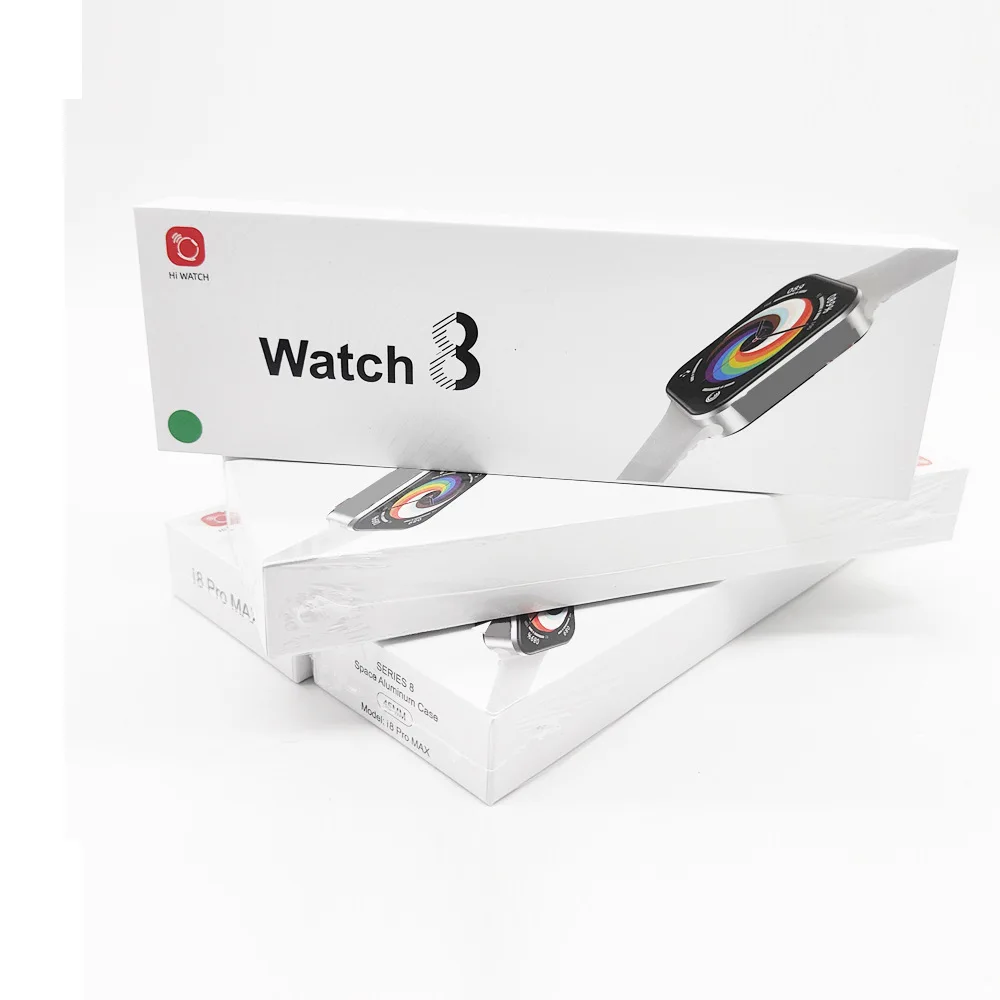 2022New i8PRO MAX Смарт-часы браслет 10 игр совершения вызовов по Bluetooth вращающаяся кнопка из водонепроницаемого