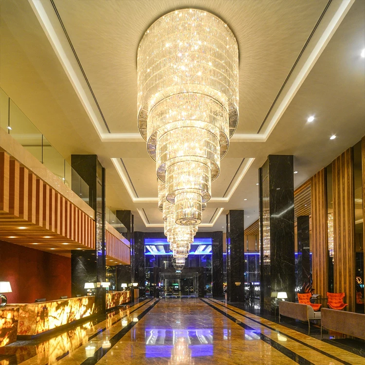 Sales Modern Chandelier Gold Ceiling Lighting Brass Cube Crystal Lamp Restoration Harlow Pendant Lamp