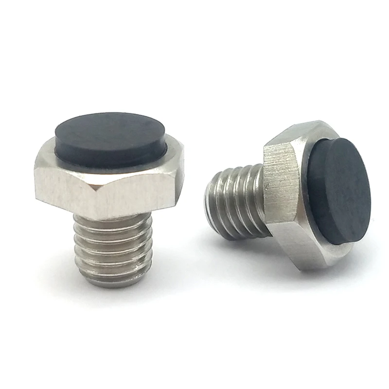 46~50HRC  Swiveling Locating and Support Buttons Threaded Stop Pins with Urethane