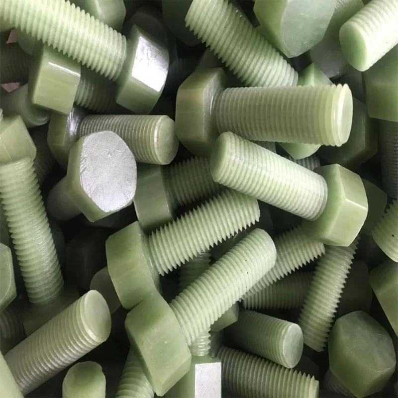 Good Corrosion Resistance Insulation epoxy FRP  threaded rod FRP bolt and nut